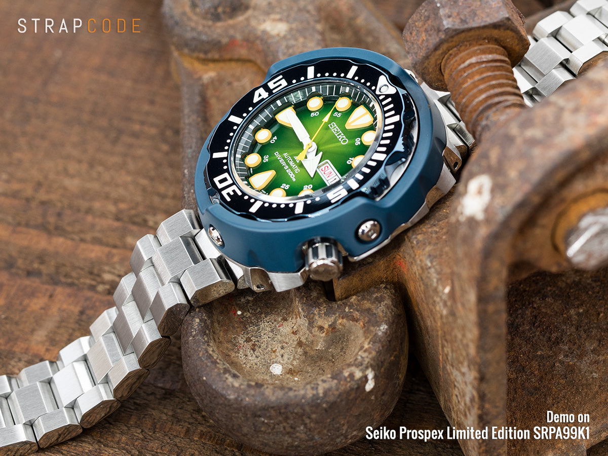 Seiko Green watch 2019 in out Strapcode