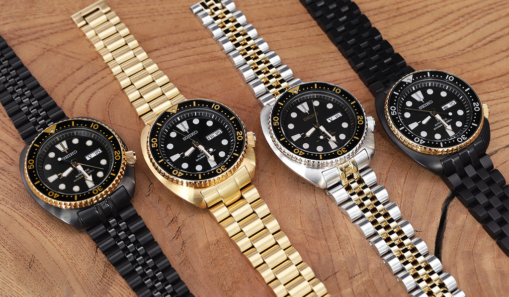 The Black & Gold Color Concept : New Seiko Turtle SRPD46K1 | Strapcode