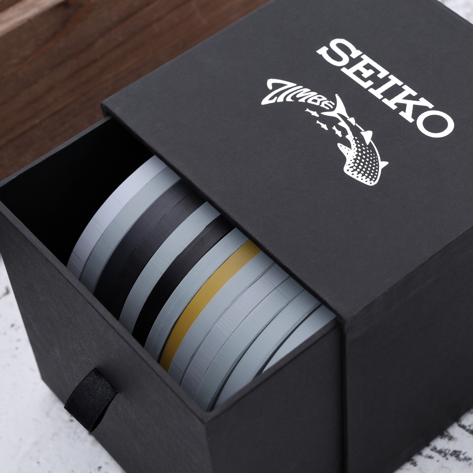 Pre-orders of Seiko Zimbe 12 also included a nice set of 13 coasters