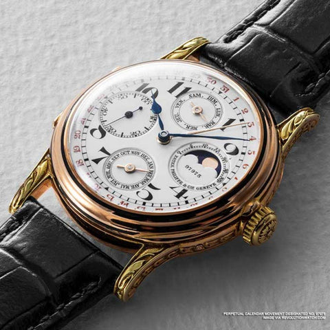 The first Perpetual Calendar wrist watch from Patek Philippe