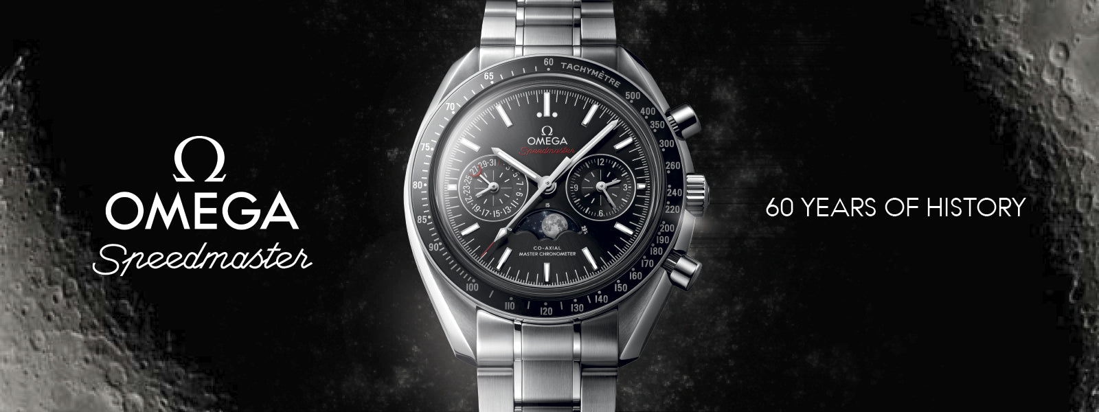 Omega Speedmaster collection banner