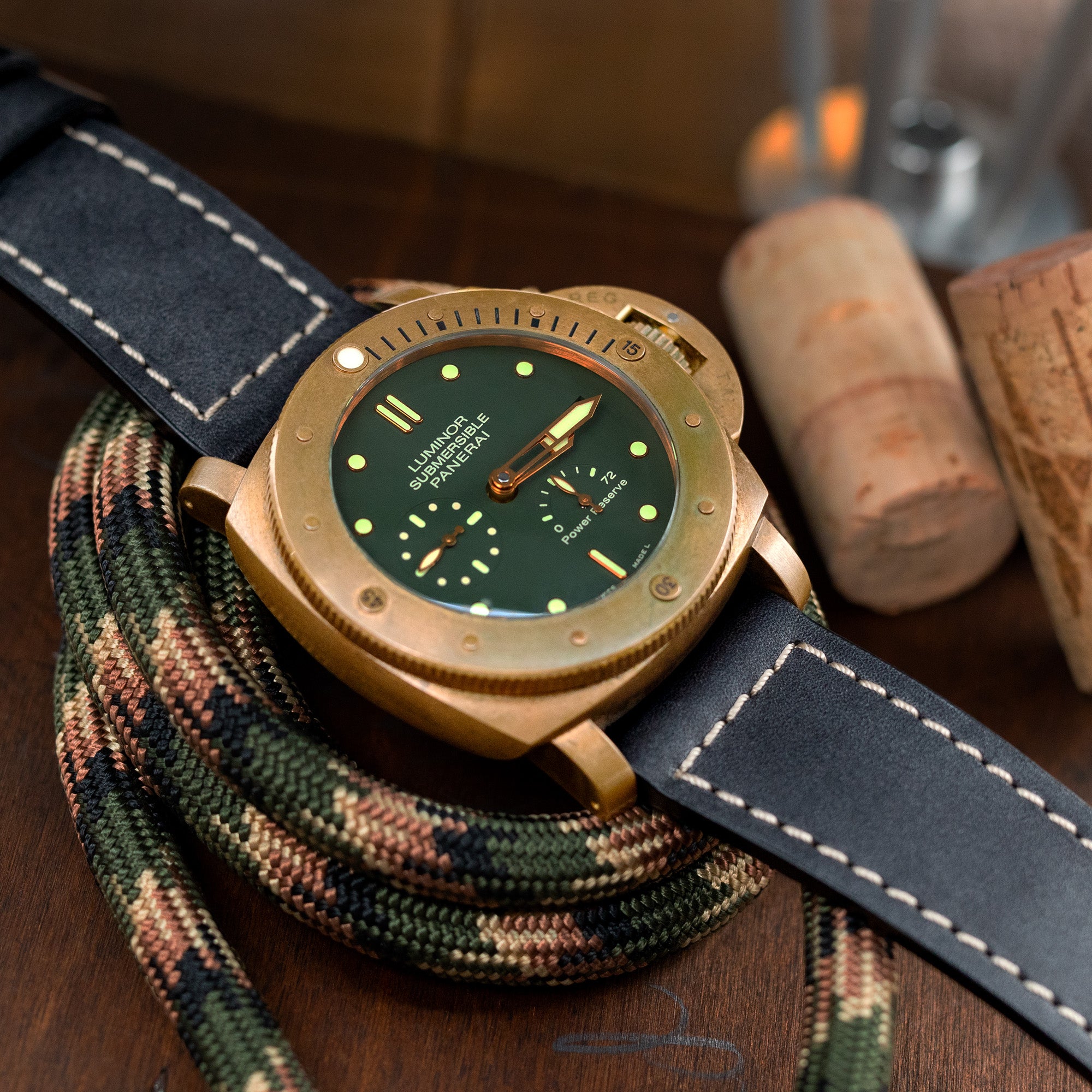 The Panerai Bronzo, with its bronze case that develops a unique patina over time, is the most sought-after and popular model from Panerai.