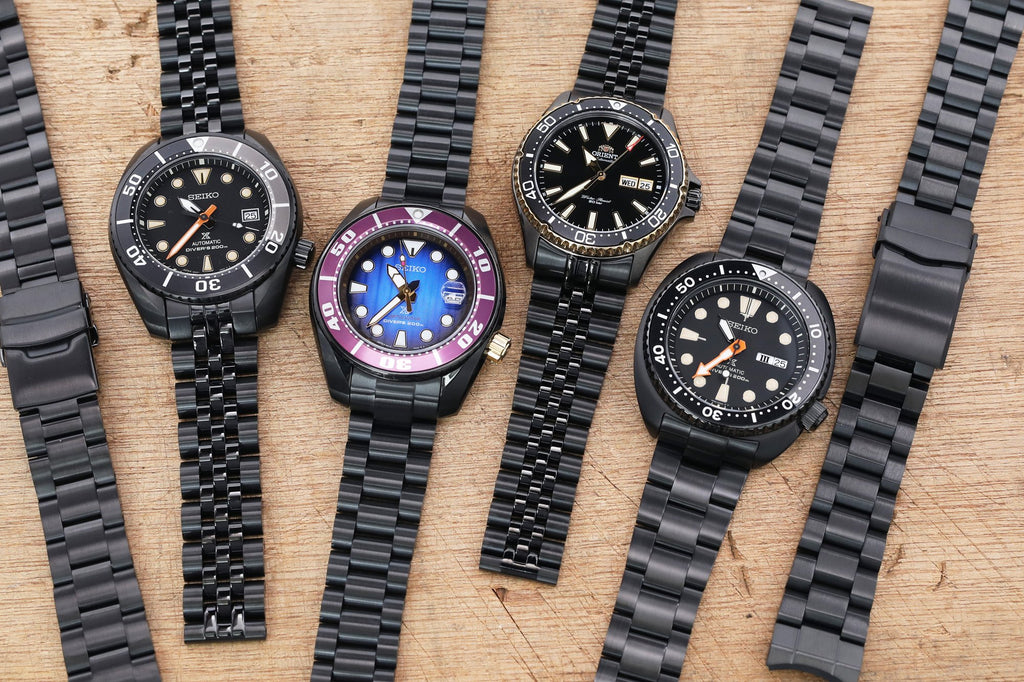 PVD vs DLC coatings, which one is the best for a black watch? - Strapcode