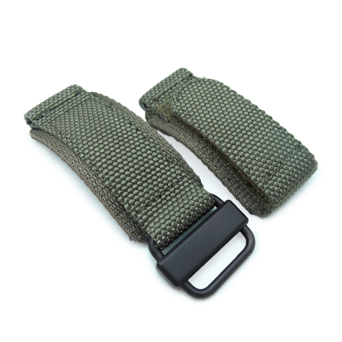 Military Watch Strap Hook & Loop Velcro Nylon Watch Band Strapcode