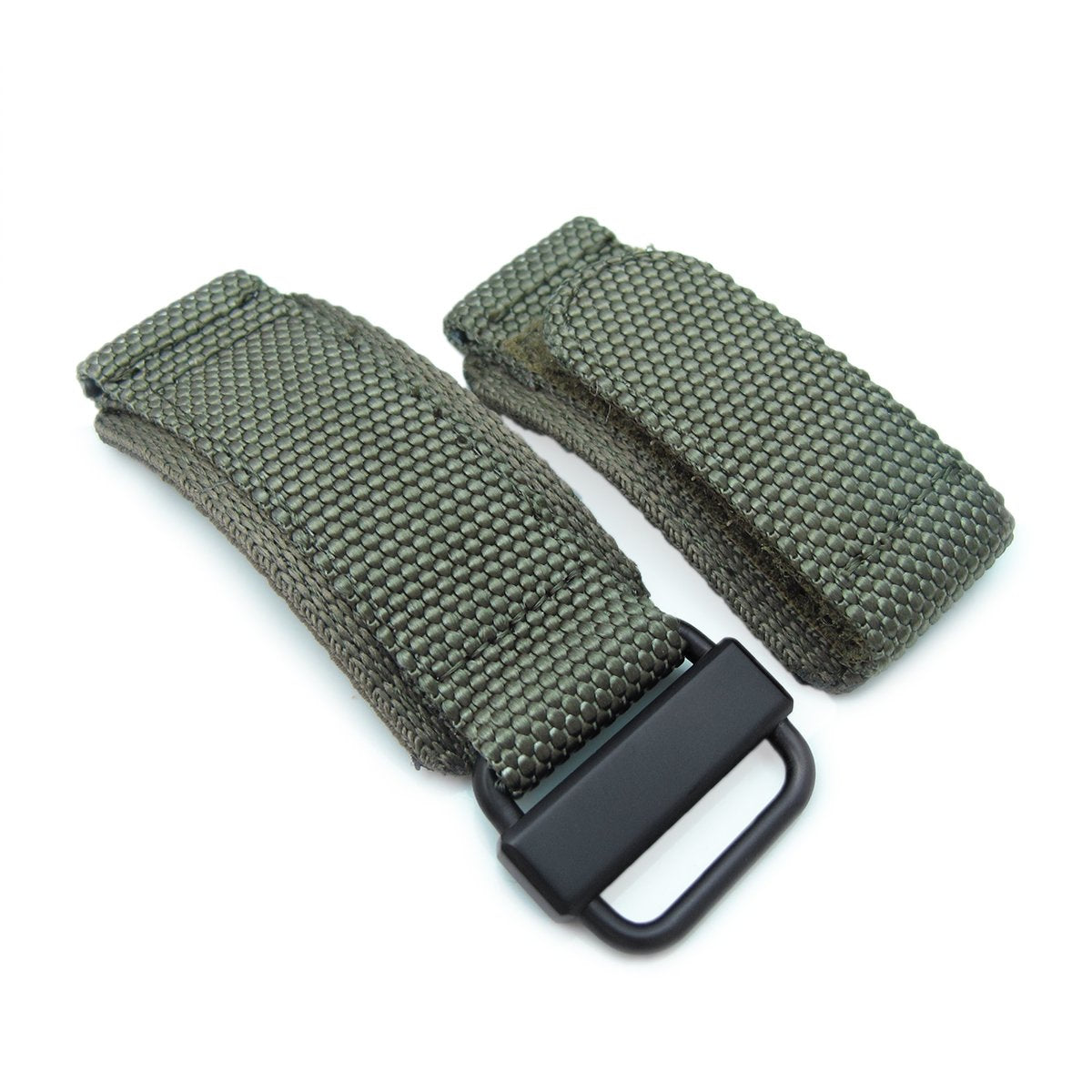 Military Watch Strap Hook & Loop Velcro Nylon Watch Band | Strapcode