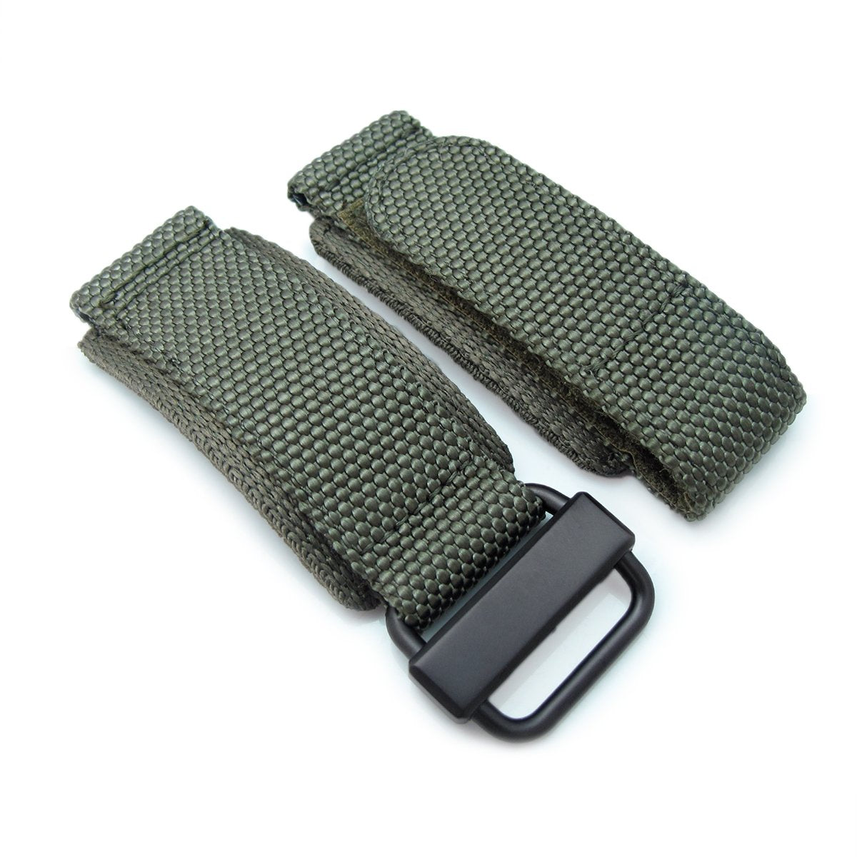 Military Watch Strap Hook & Loop Velcro Nylon Watch Band | Strapcode