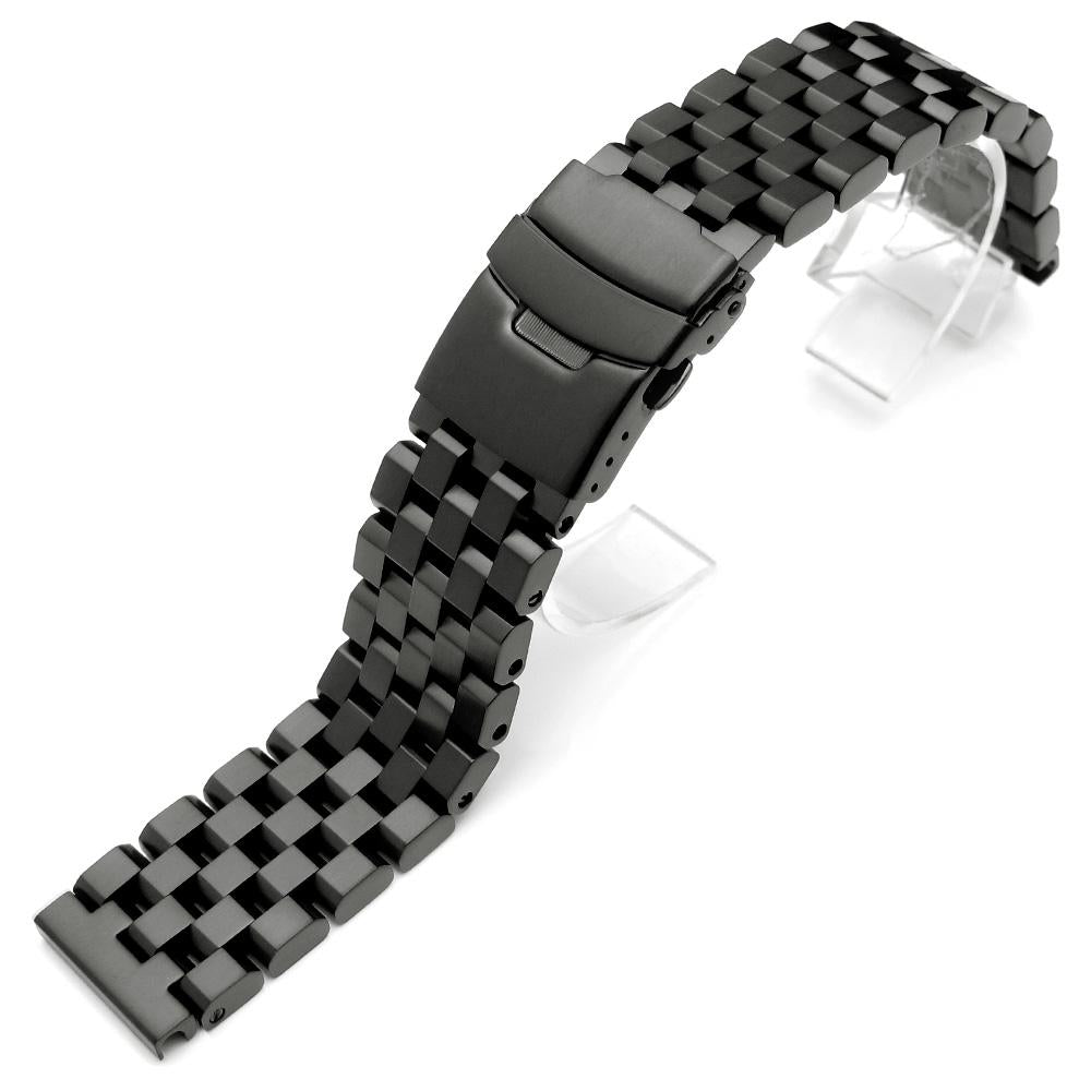 black metal watch band