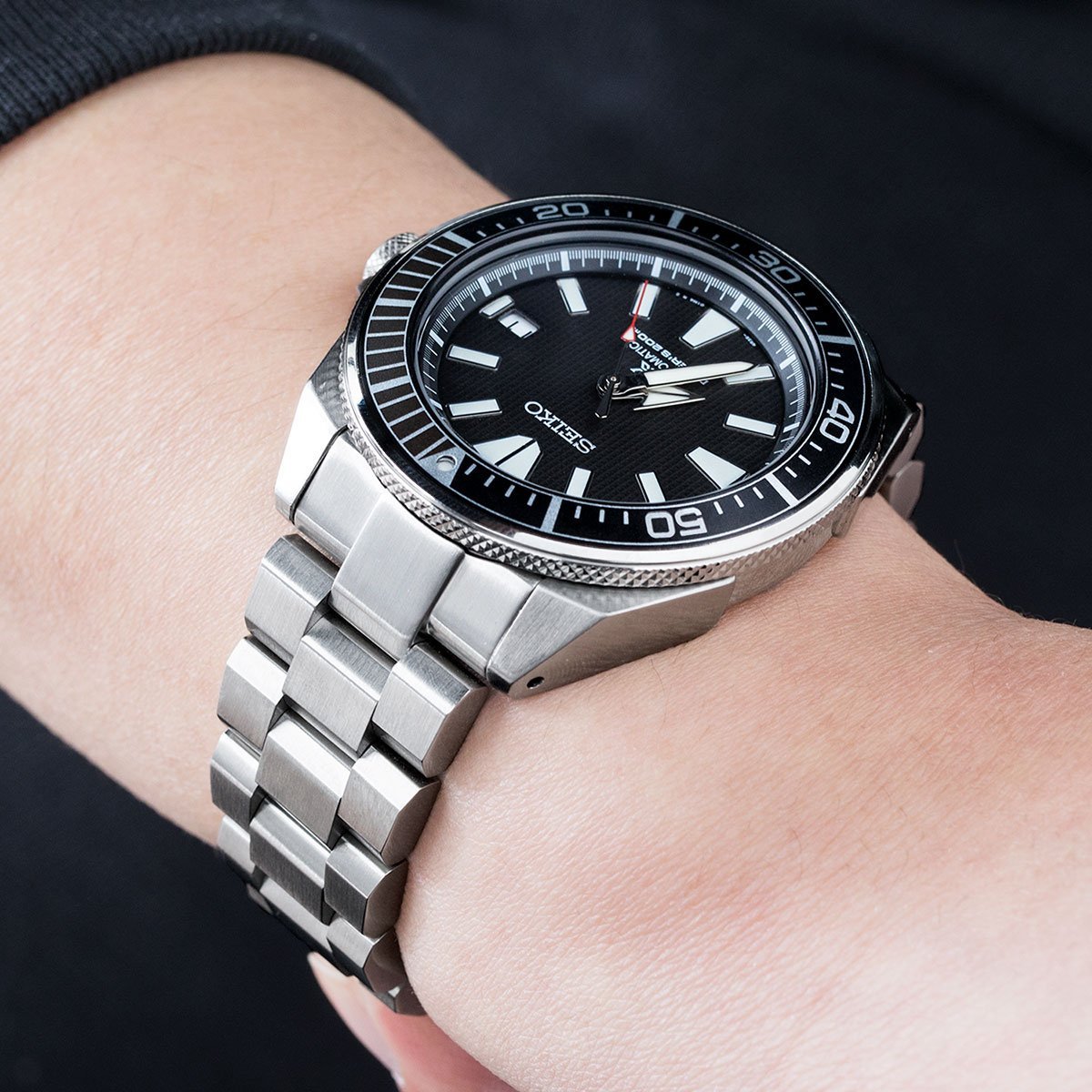 Seiko Mod Samurai SRPB51 Curved End Hexad Bracelet | Strapcode