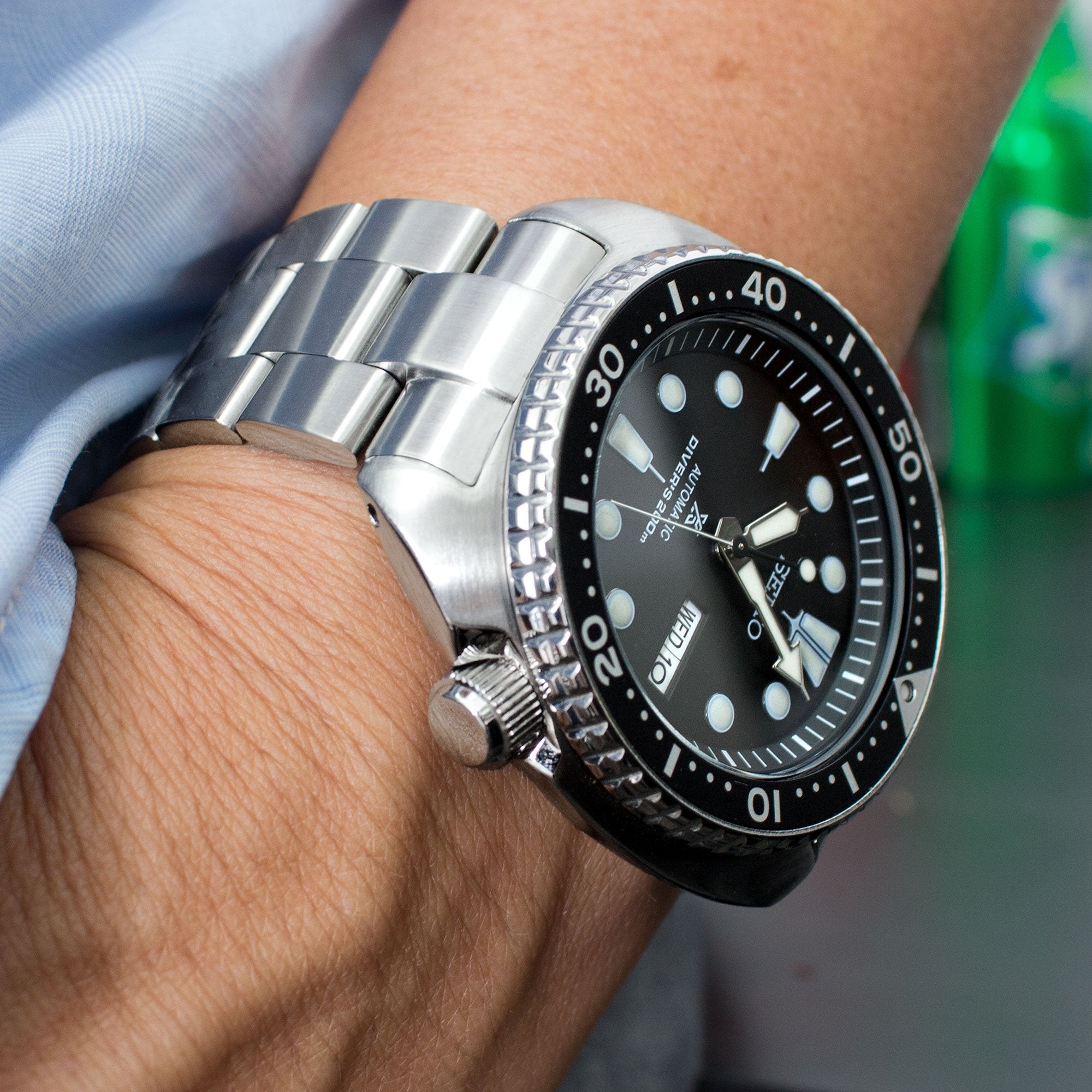 Seiko Mod new Turtles Curved End O Boyer Bracelet | Strapcode