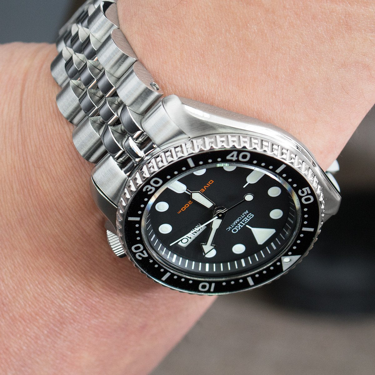 Seiko Mod SKX007 SKX009 Curved End Angus-J Louis Bracelet | Strapcode