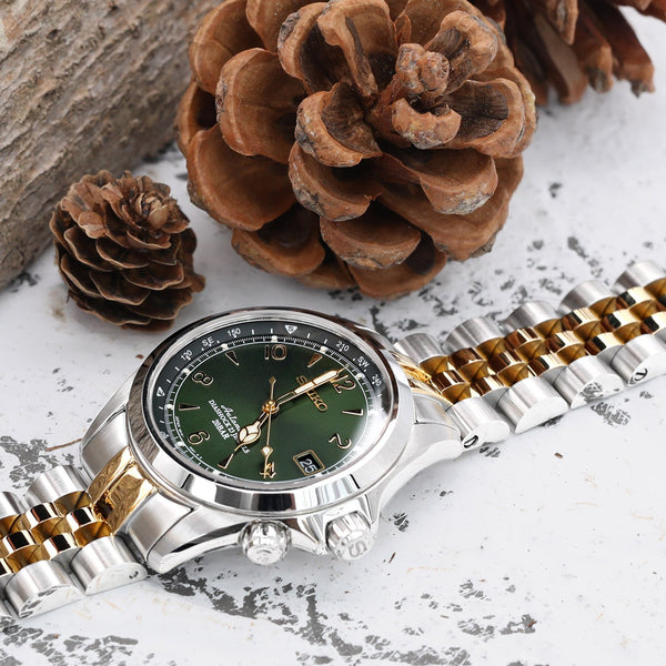 Seiko Alpinist SARB017 Curved End Angus-J Louis Bracelet | Strapcode