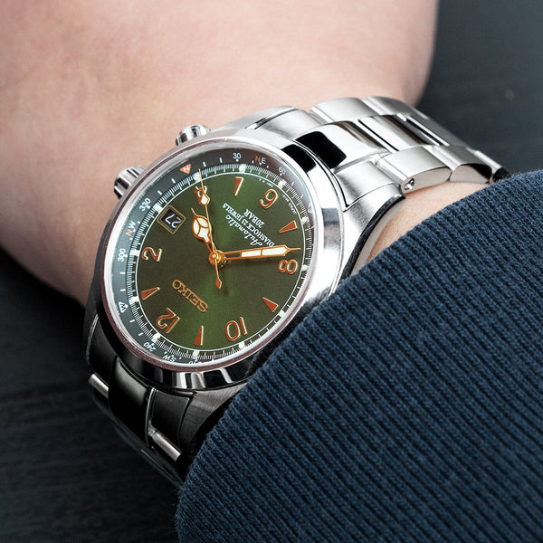 Seiko Alpinist SARB017 Curved End O Boyer Bracelet | Strapcode