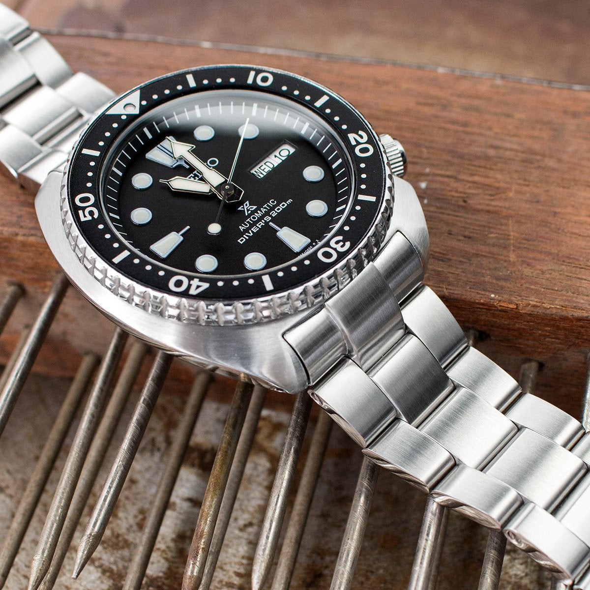 Seiko Mod new Turtles Curved End O Boyer Bracelet | Strapcode