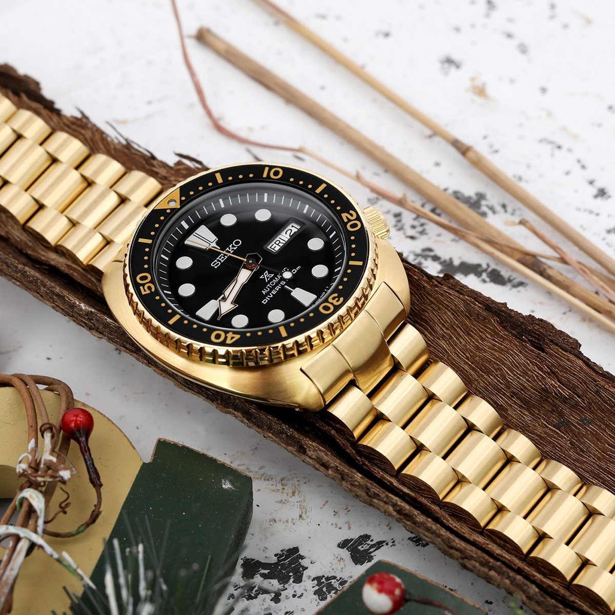 Seiko Mod new Turtles SRP777 Curved End Endmill Bracelet | Strapcode