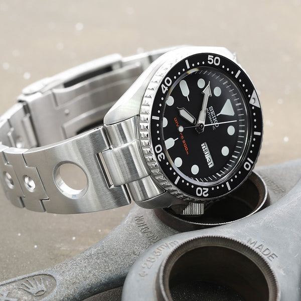 Seiko SKX007 Mods Rollball Curved End Watch Band Upgrade| Strapcode