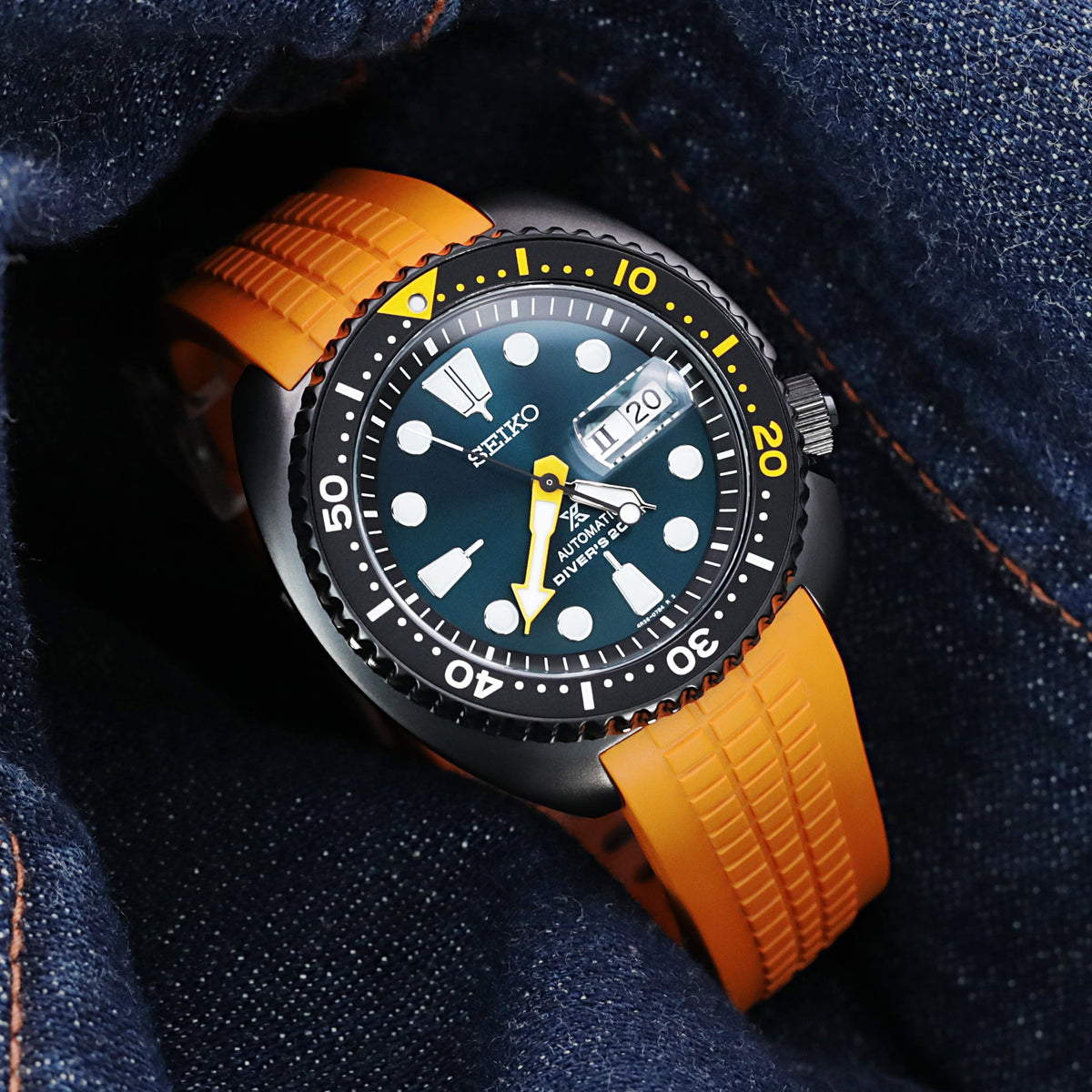 Crafter Blue for Seiko new Turtles– Strapcode