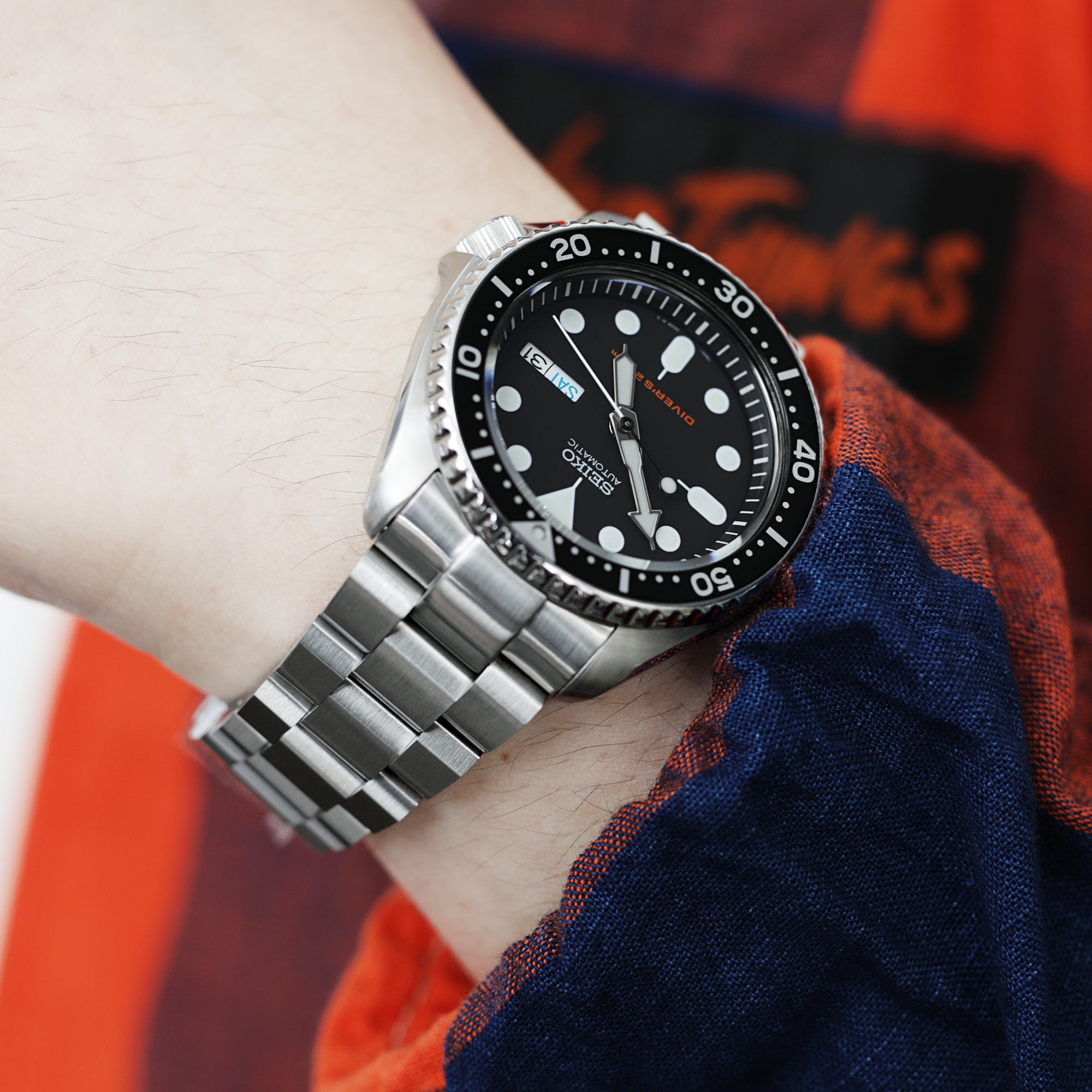 Seiko Mod SKX007 SKX009 Curved End Hexad Bracelet | Strapcode