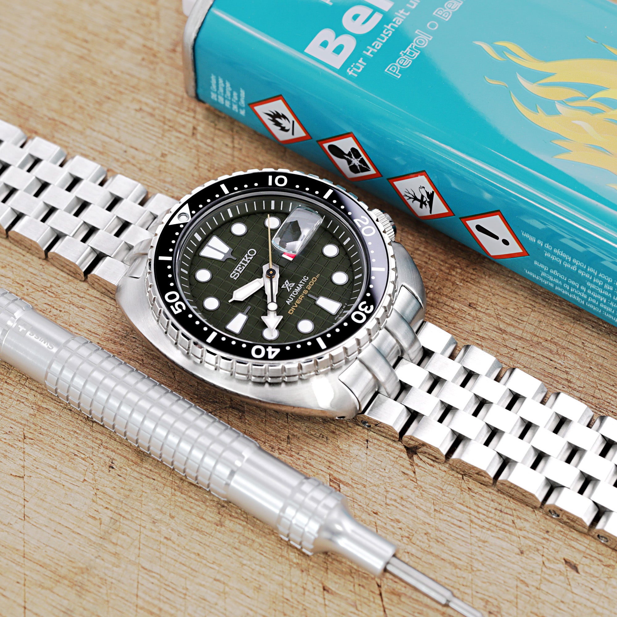 Seiko Mod new Turtles SRP777 Curved End Engineer II - Strapcode