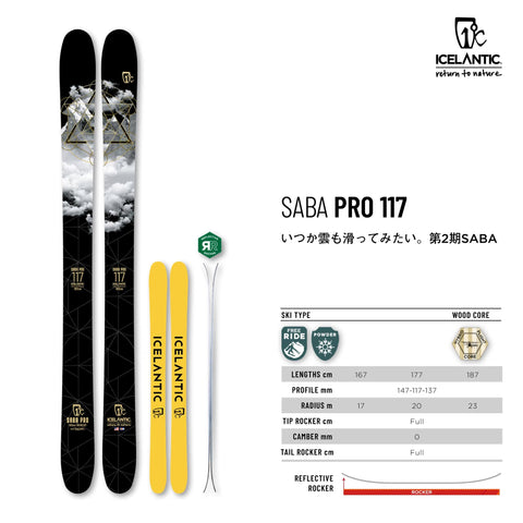 スポーツアイスランティック SABA PRO117(177)20-21 - スキー
