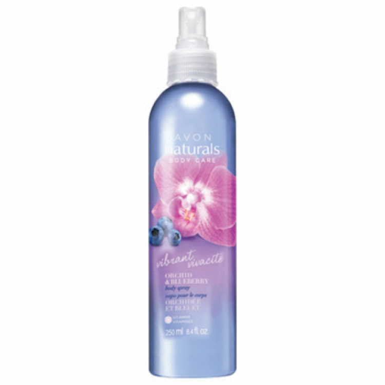 Avon Naturals Vibrant Orchid & Blueberry Body Spray | 250ml. – AVON@Obabi
