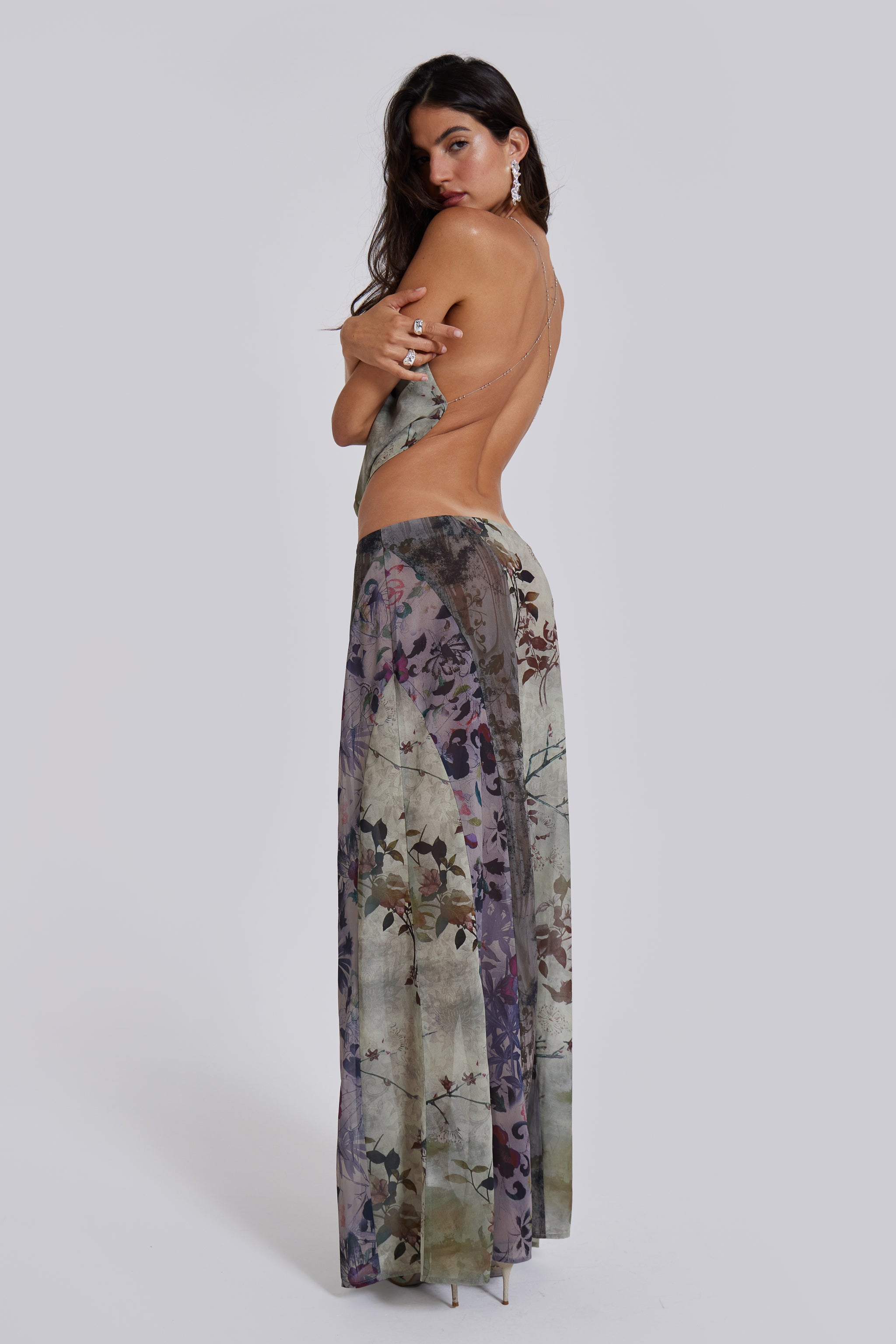 Asteria Panelled Maxi Skirt