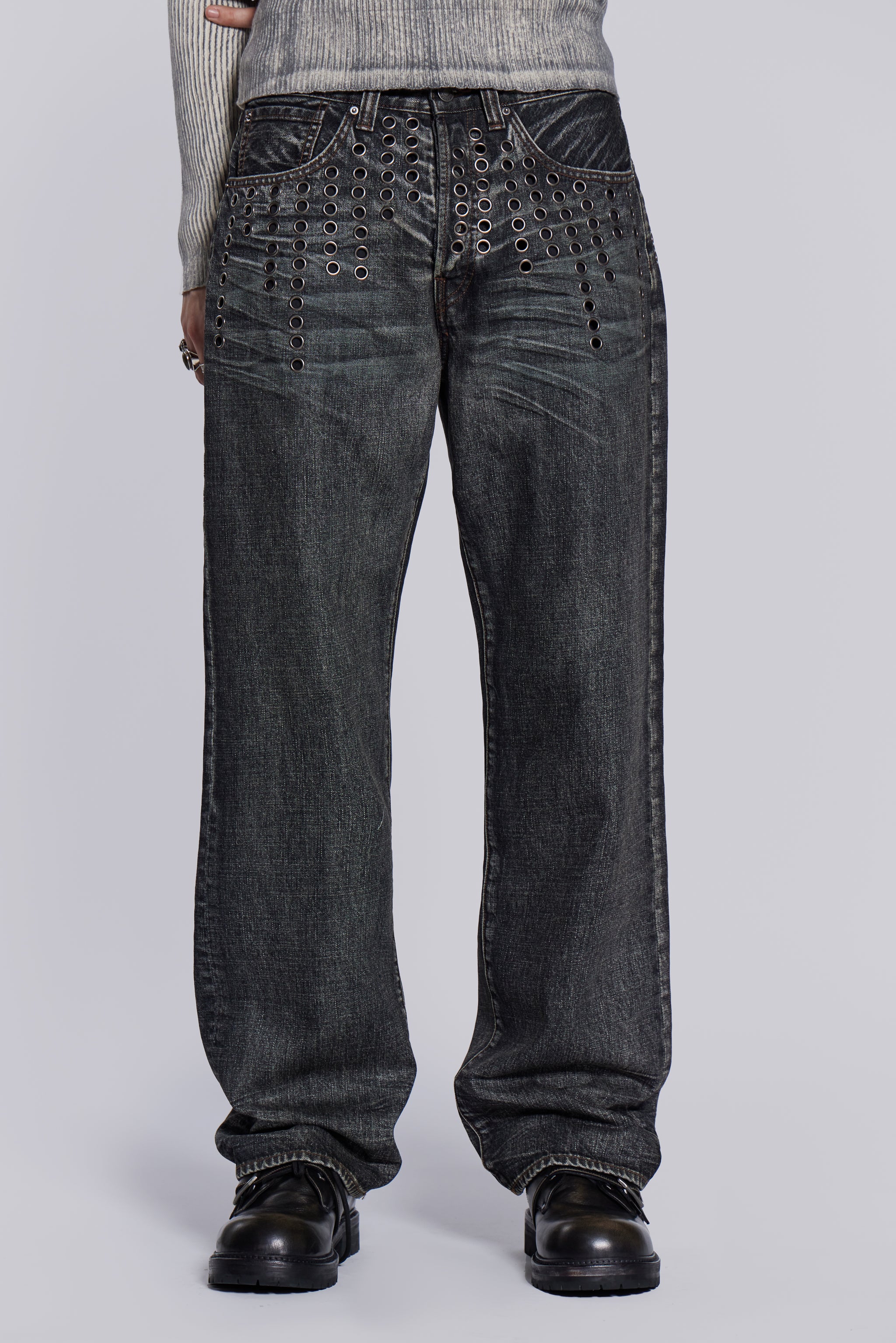 Jaded London Puncture Jeans