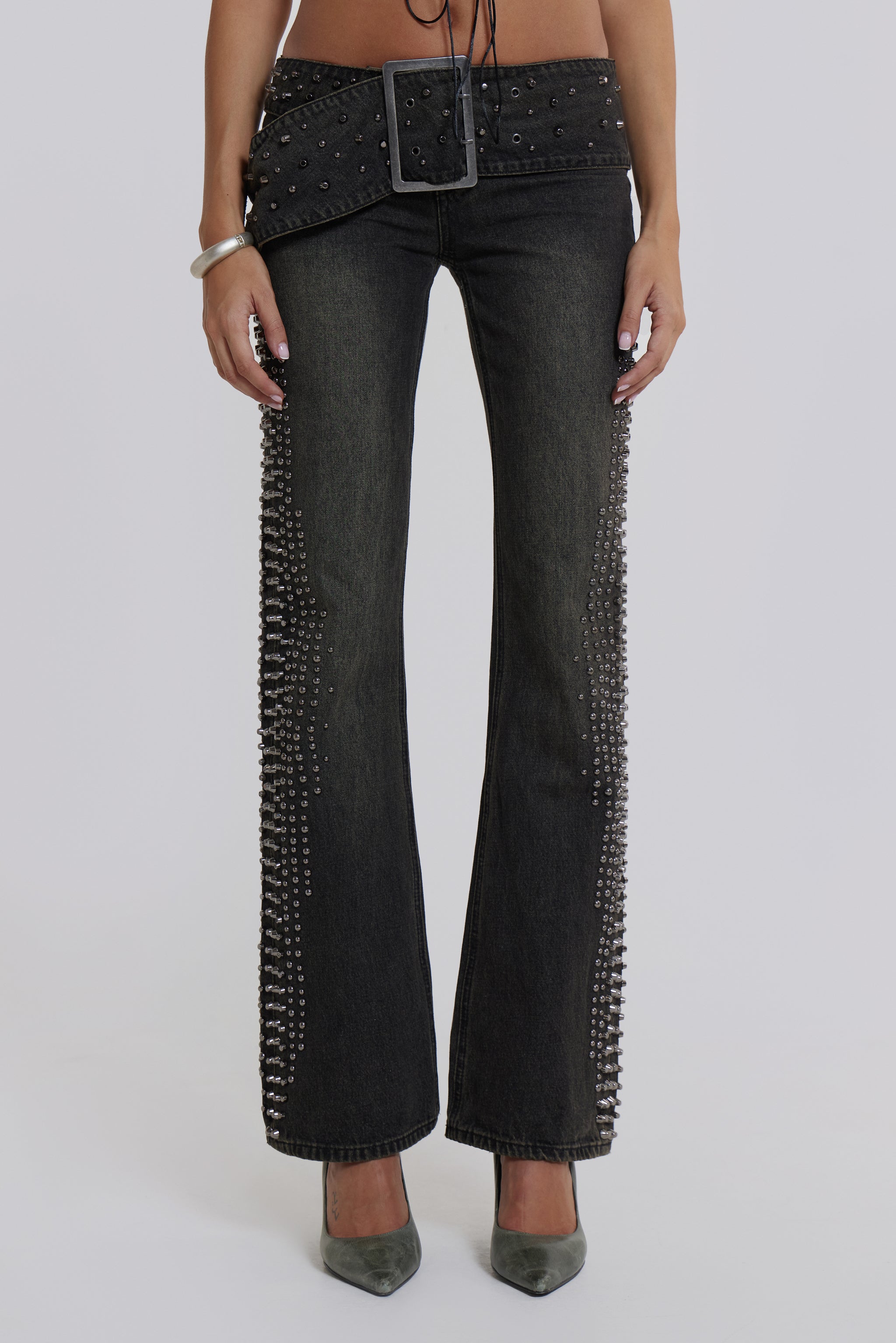 Studded Up Denim Jeans product