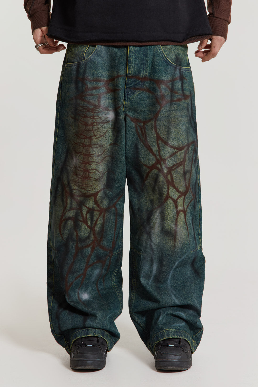 Jaded London Through The Trees Baggy Jeans