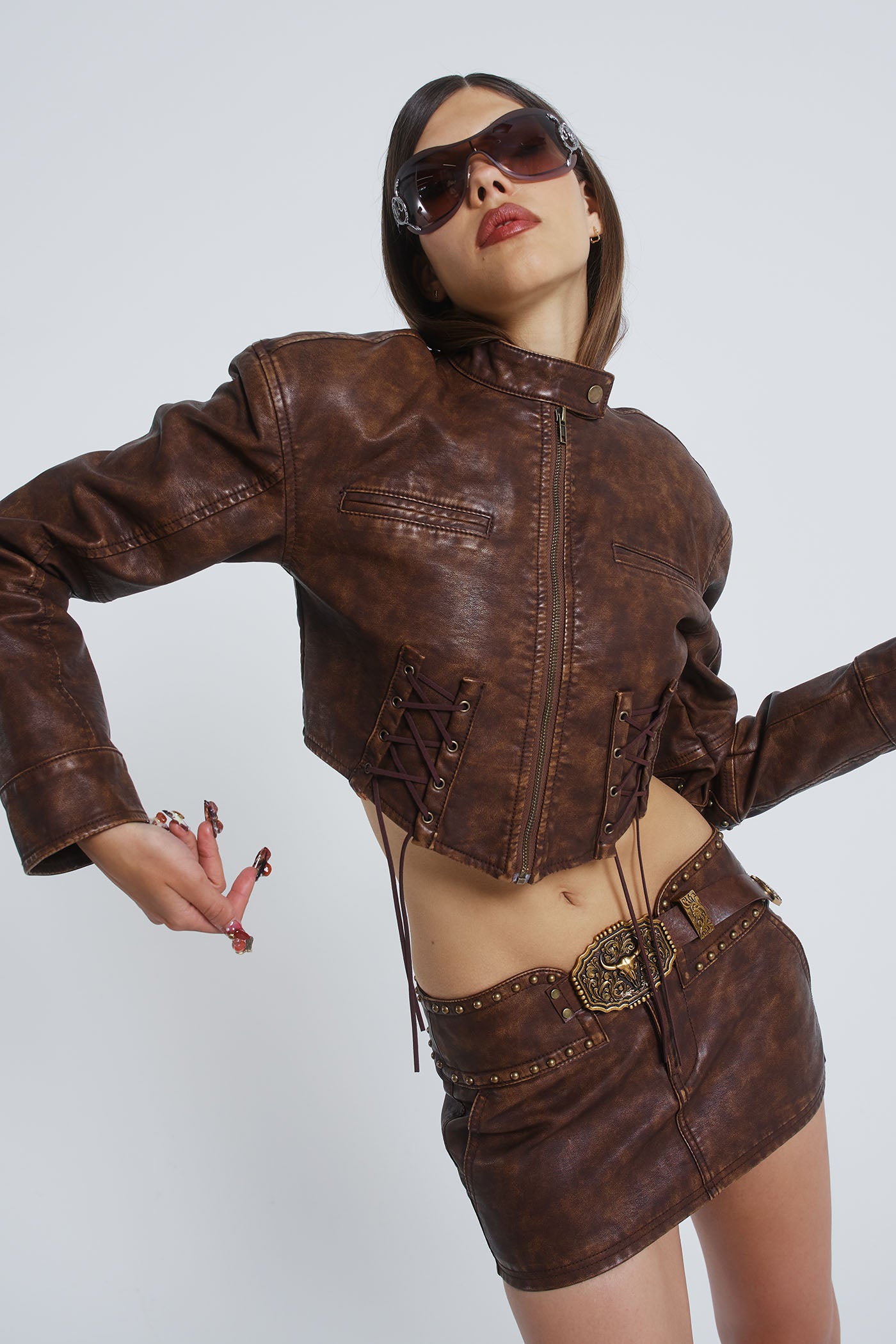 Easy Rider Faux Leather Jacket