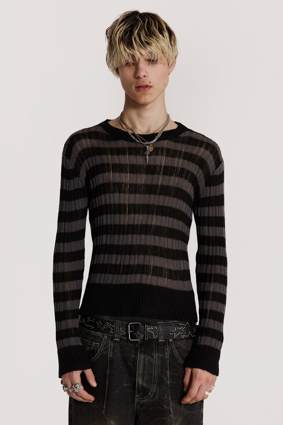 Jaded London Striped Eclipse Jumper