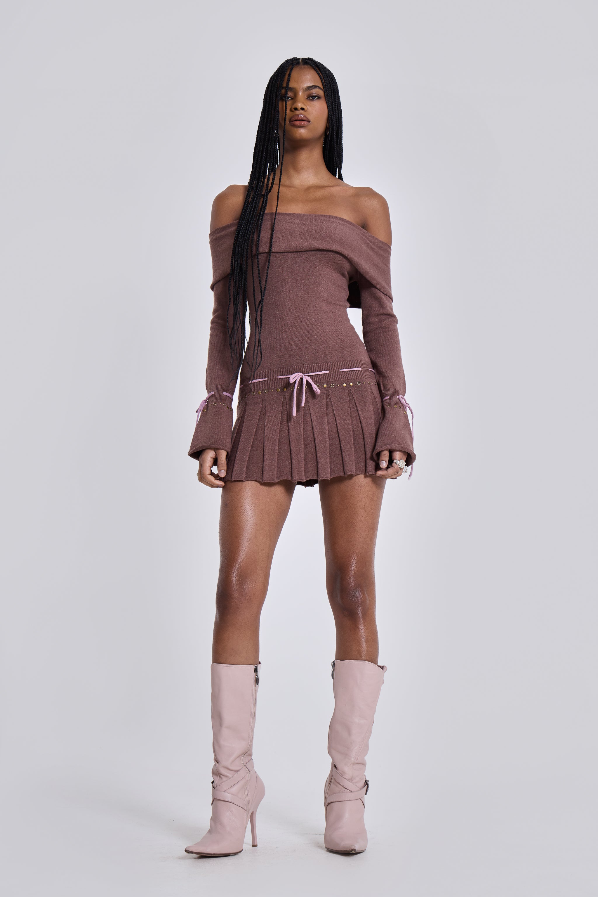 Jaded London Serena Knitted Mini Dress