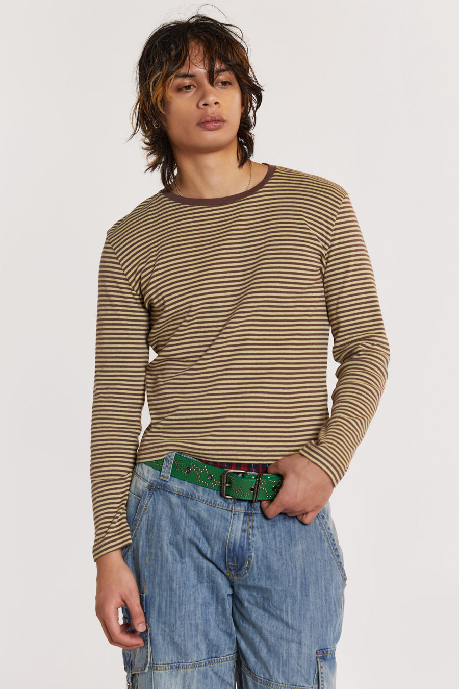 Jaded London Slouchy Long Sleeve Tee