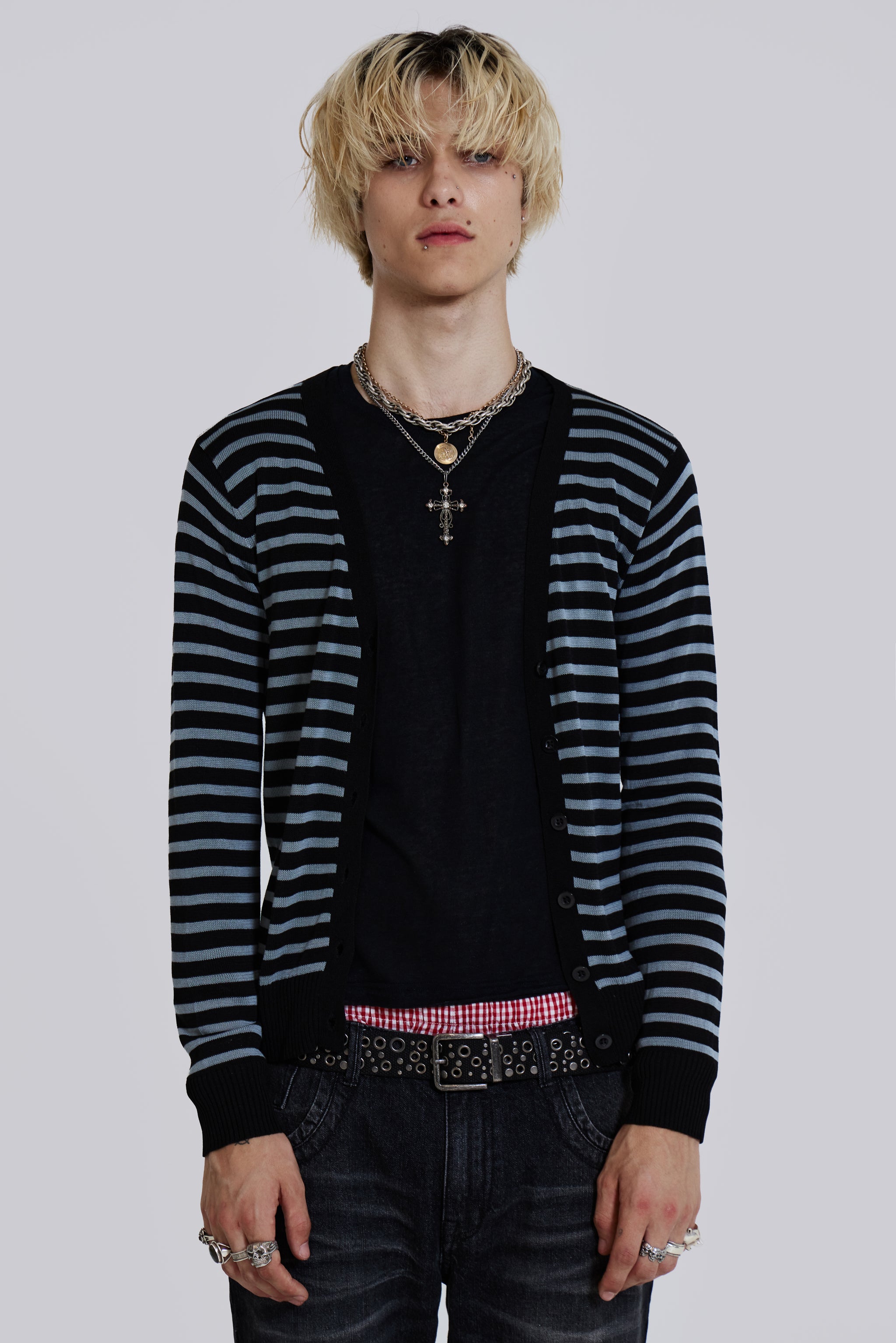 Jaded London Sid Stripe Cardigan