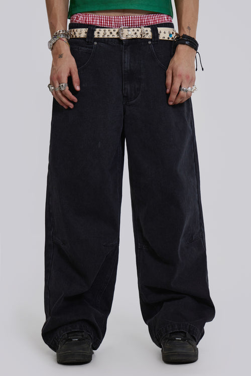 Black Colossus Trousers | Jaded London
