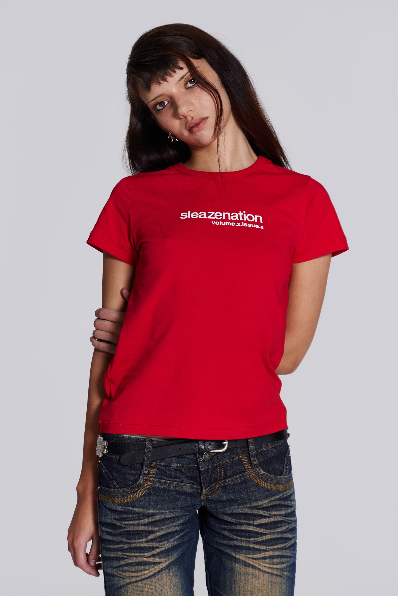 Jaded London Red How are you? Tee