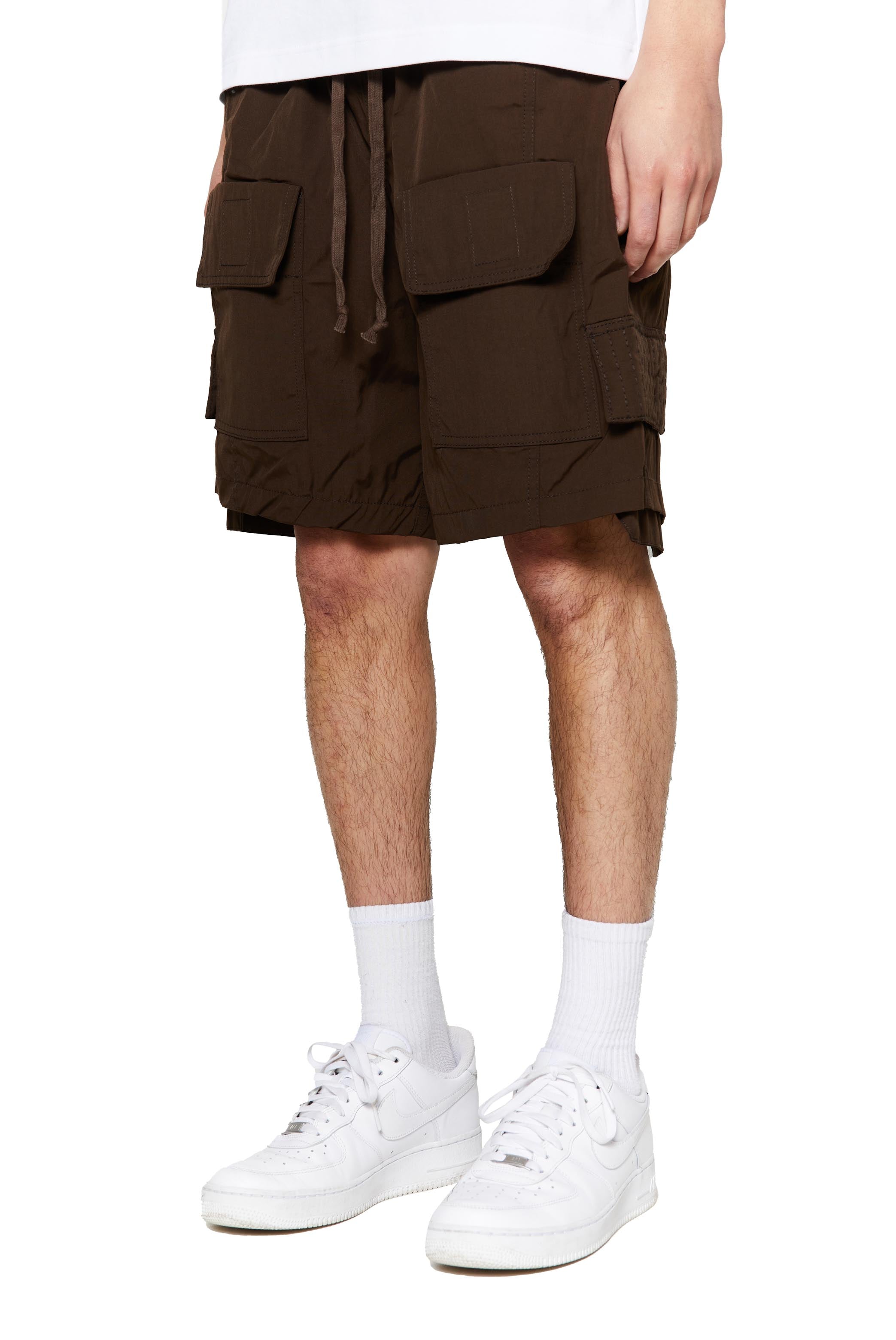 Chocolate Brown Trail Cargo Shorts