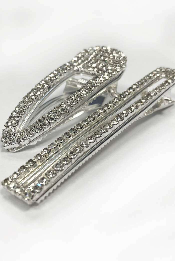 diamante hair clips