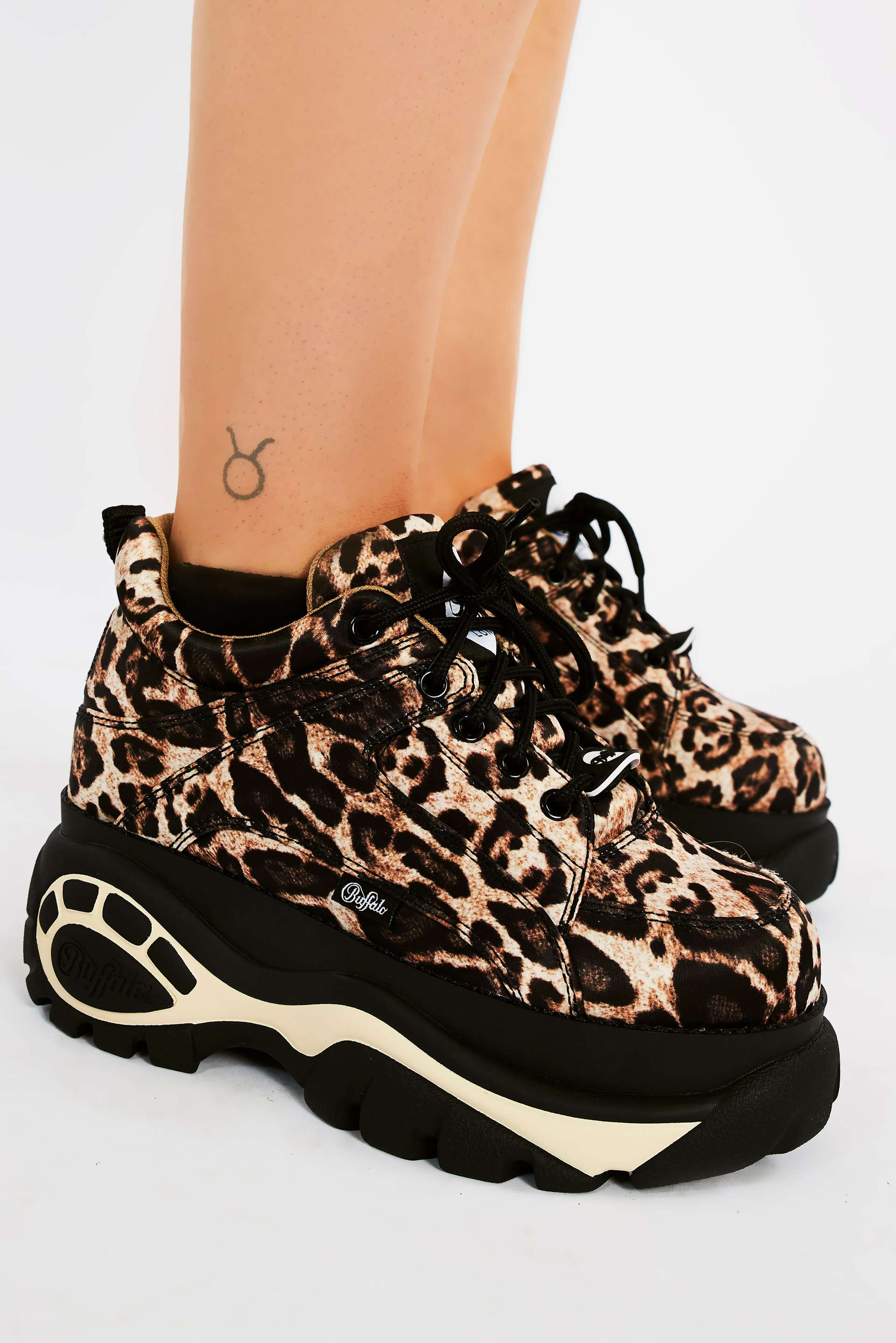 leopard print platform