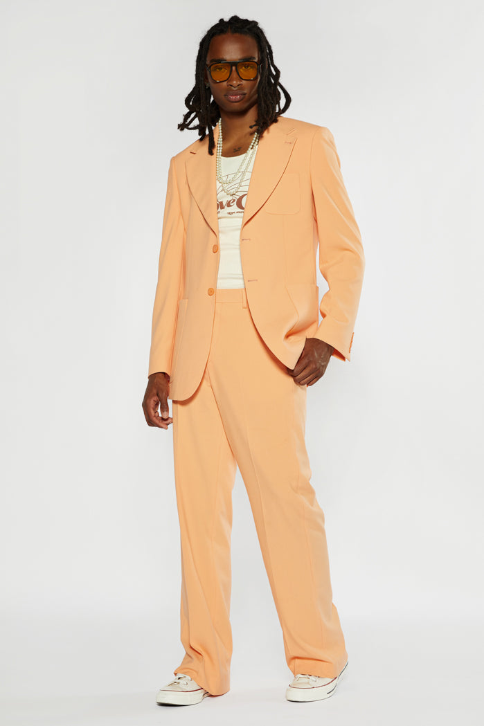 Jaded London Peach Single Breasted Blazer