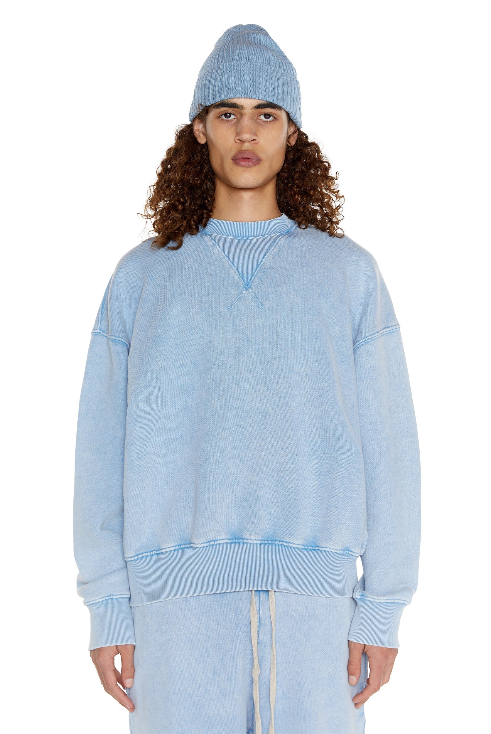 NTRLS Powder Blue Crew Neck Sweatshirt