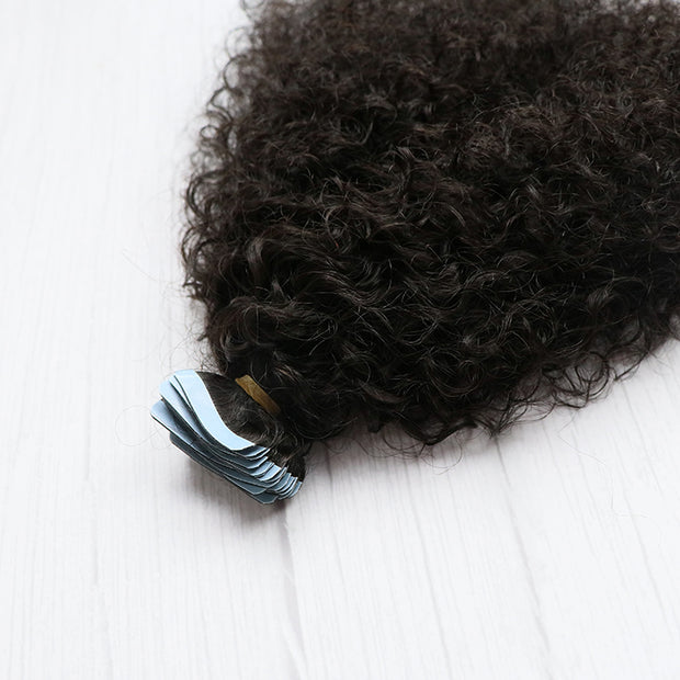 Water wave Black tape hair extensions – Beautify my hair