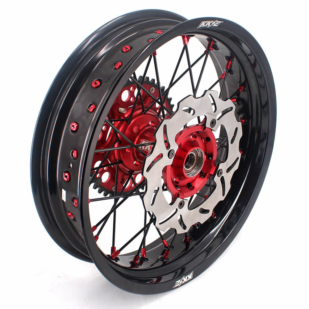 KKE 17 Inch Supermoto Wheels Fit for Honda CRF450L 2019-2021 CRF250R CRF450R