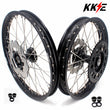 KKE 21 & 19 Casting MX Rims for Honda XR650R 2000-2008 240MM/240MM Disc Black&Black