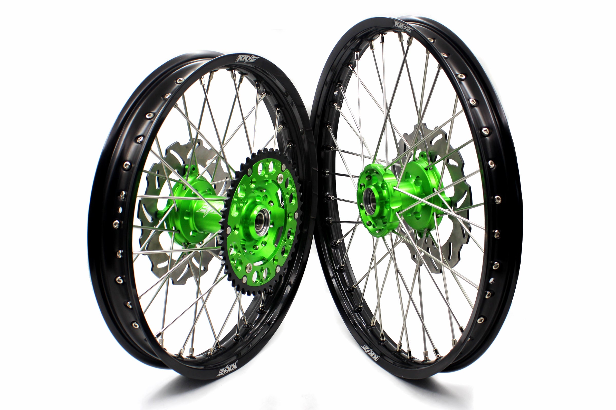 KKE 21 18 Enduro Wheels for Kawasaki KX125 KX250 93-02 Discs