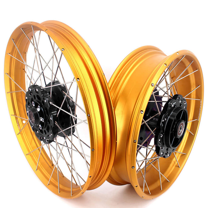 VMX 21 & 18 Tubeless Wheels for Honda Africa Twin CRF1000L 2016 Gold R