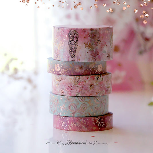 Cozy Winter Washi Tape Collection Silver Holo Foil