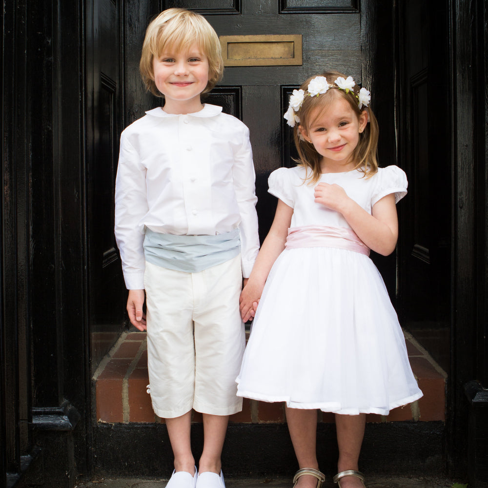flower girl and pageboy outfits