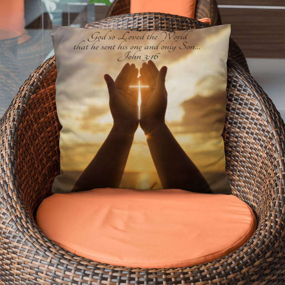 Bible Verse Faith in God Religious Inspirational Gift Pillow with Insert 161pi