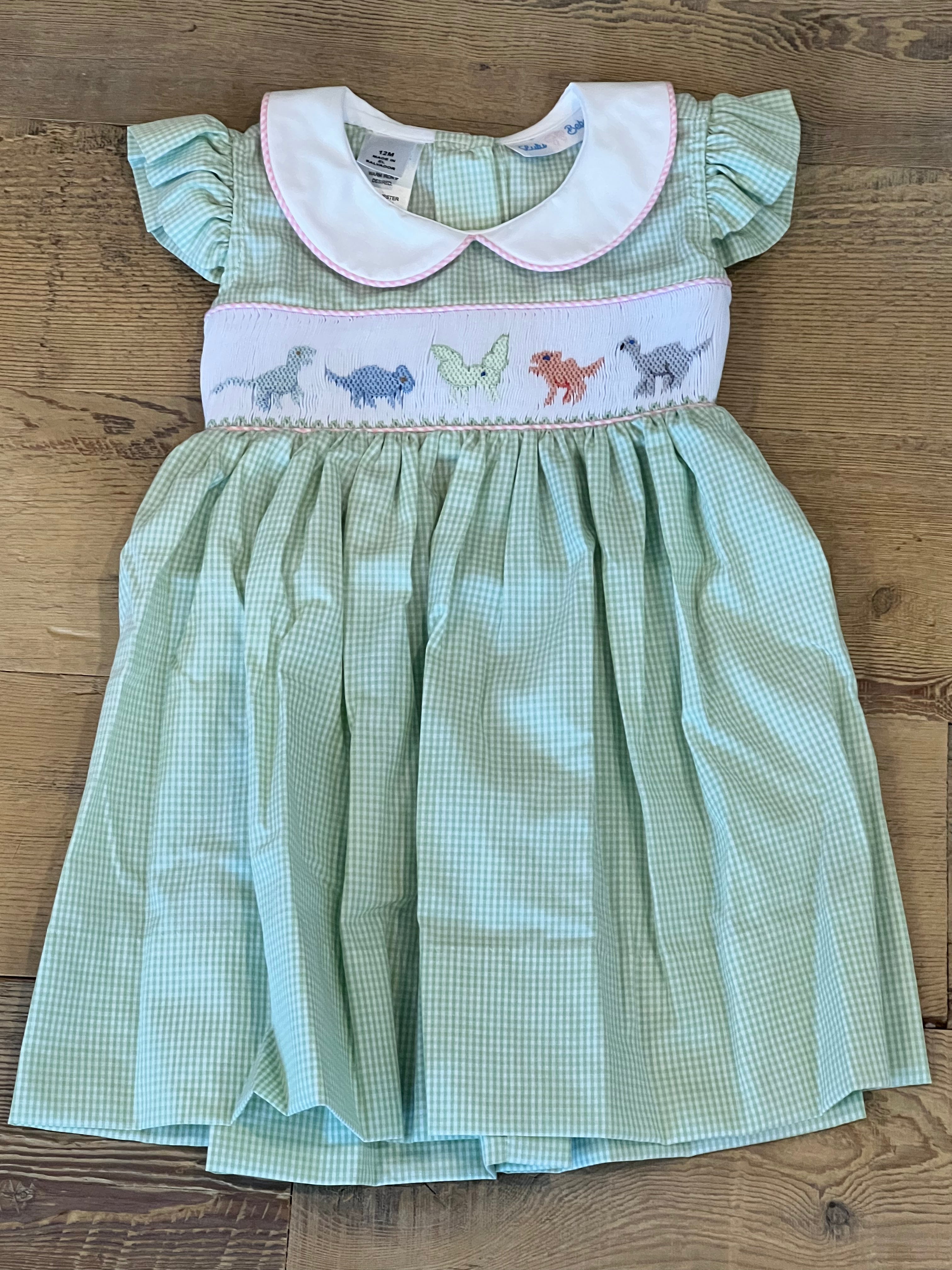 Dinosaur Embroidered Dress