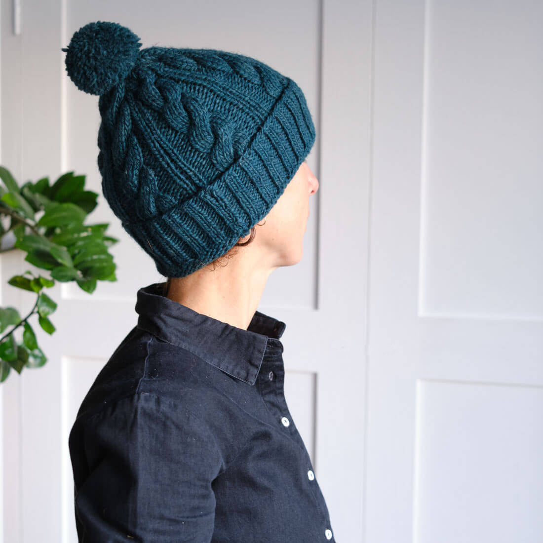 Inga Knitted Wool Bobble Hat